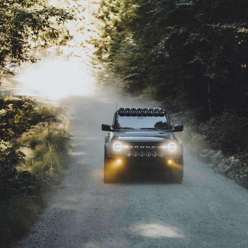 KC HiLiTES 2021+ Ford Bronco FLEX ERA 3 Dual Mode SAE Fog Light Pocket Kit Light Bars & Cubes KC HiLiTES