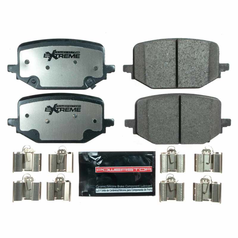 Power Stop 20-21 Ford Explorer Rear Z36 Truck & Tow Brake Pads w/Hardware Brake Pads - Performance PowerStop