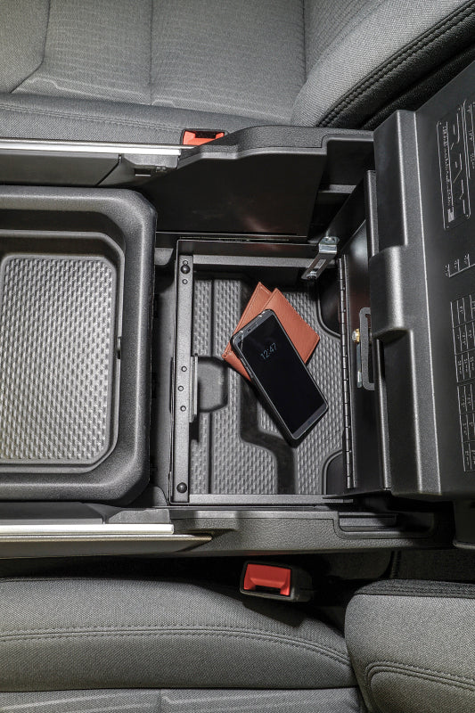 Tuffy Console Safe W/ Keyed Lock For Ram Trucks W/ Sliding Tray Console Cargo Boxes & Bags Tuffy Products