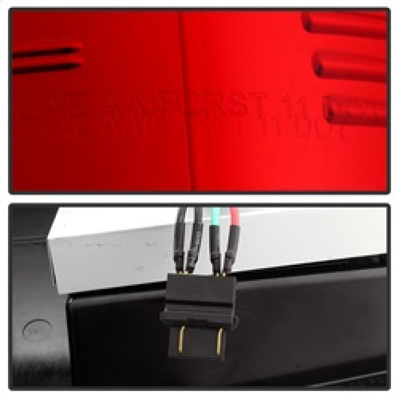 Spyder Ford F150 Styleside 97-03/F250 Version 2 LED Tail Lights Red Clear ALT-YD-FF15097-LED-G2-RC Tail Lights SPYDER