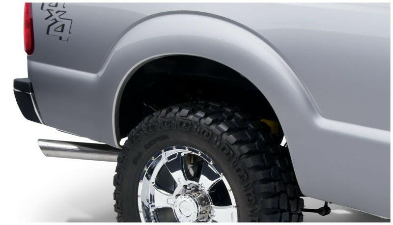 Bushwacker 11-16 Ford F-250 Super Duty Styleside Extend-A-Fender Style Flares 2pc - Black Fender Flares Bushwacker
