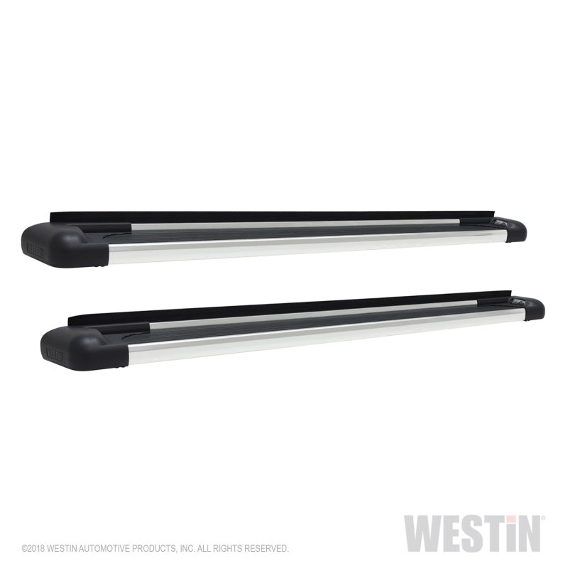 Westin SG6 Polished Aluminum Running Boards 74.25 in Running Boards Westin