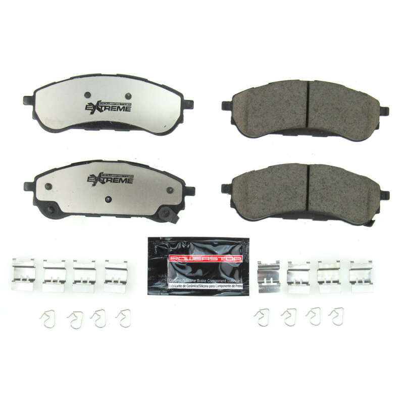 Power Stop 2019 Ford Ranger Rear Z36 Truck & Tow Brake Pads w/Hardware Brake Pads - Performance PowerStop