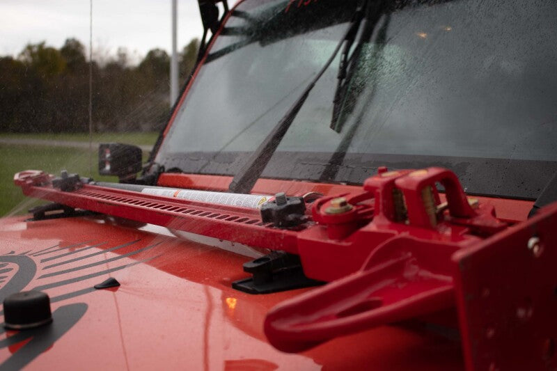 Fishbone Offroad Hood Mounted Hi-Lift Jack Mount JK/JL/JT Jacks Fishbone Offroad