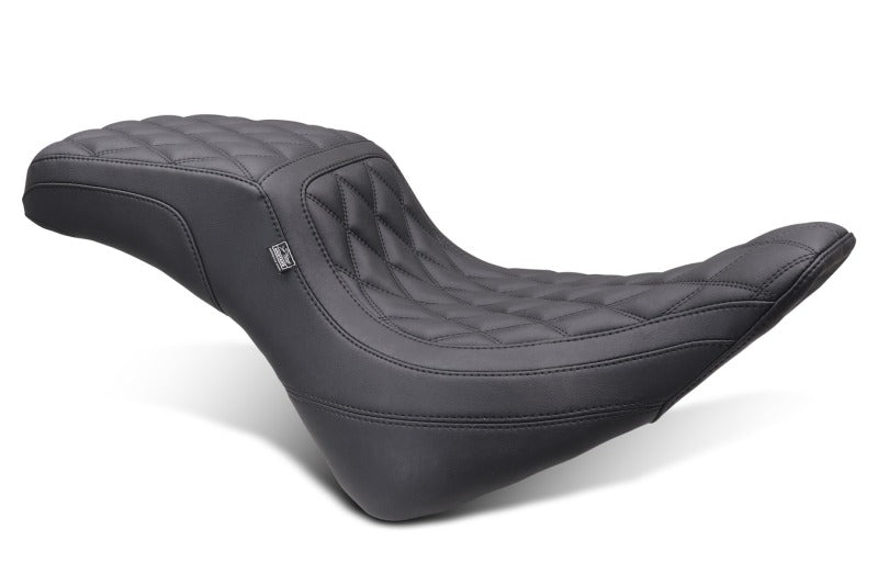 Mustang 23-25 Harley Breakout Squareback One-Piece, 2-Up Black One-Piece Motorcycle Seats Mustang Motorcycle