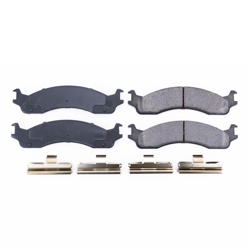 Power Stop 1998 Dodge B2500 Front Z17 Evolution Ceramic Brake Pads w/Hardware Brake Pads - OE PowerStop