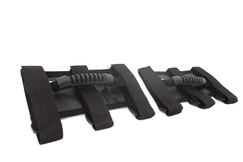 Rugged Ridge Steel Grab Handles F/R Kit Black 07-18 Jeep Wrangler JK/JKU Dash & Interior Trim Rugged Ridge