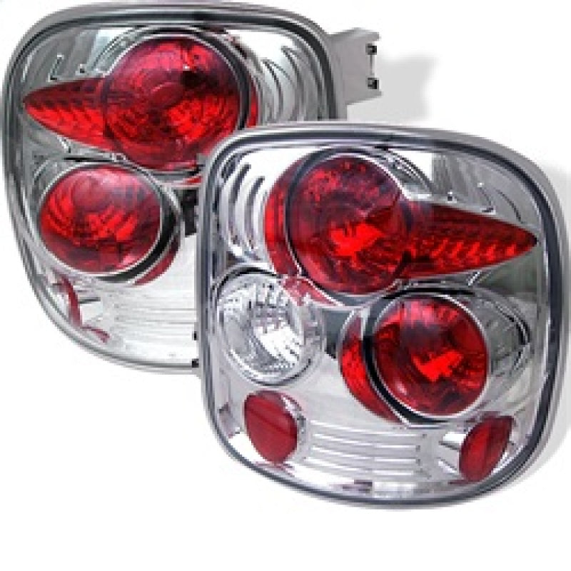 Spyder Chevy Silverado Stepside 99-04 Euro Style Tail Lights Chrome ALT-YD-CS99STS-C Tail Lights SPYDER