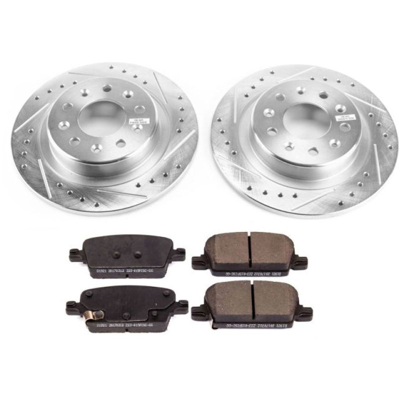 Power Stop 16-18 Chevrolet Malibu Rear Z23 Evolution Sport Brake Kit Brake Kits - Performance D&S PowerStop