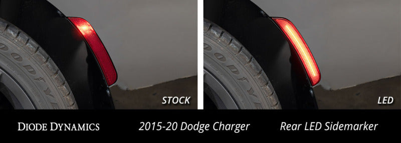 Diode Dynamics 15-21 Dodge Charger LED Sidemarkers - Smoked (set) Light Accessories and Wiring Diode Dynamics