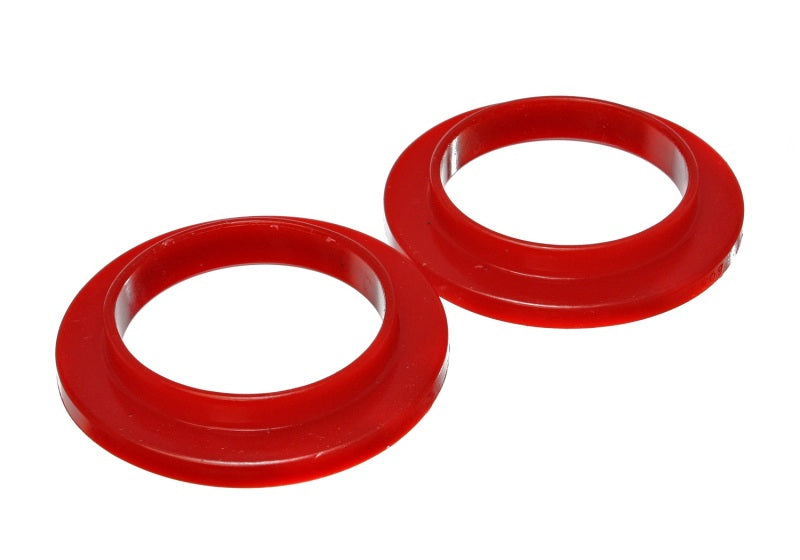 Energy Suspension Universal 3 3/4in ID 5 7/16in OD 7/8in H Red Coil Spring Isolators (2 per set) Bushing Kits Energy Suspension