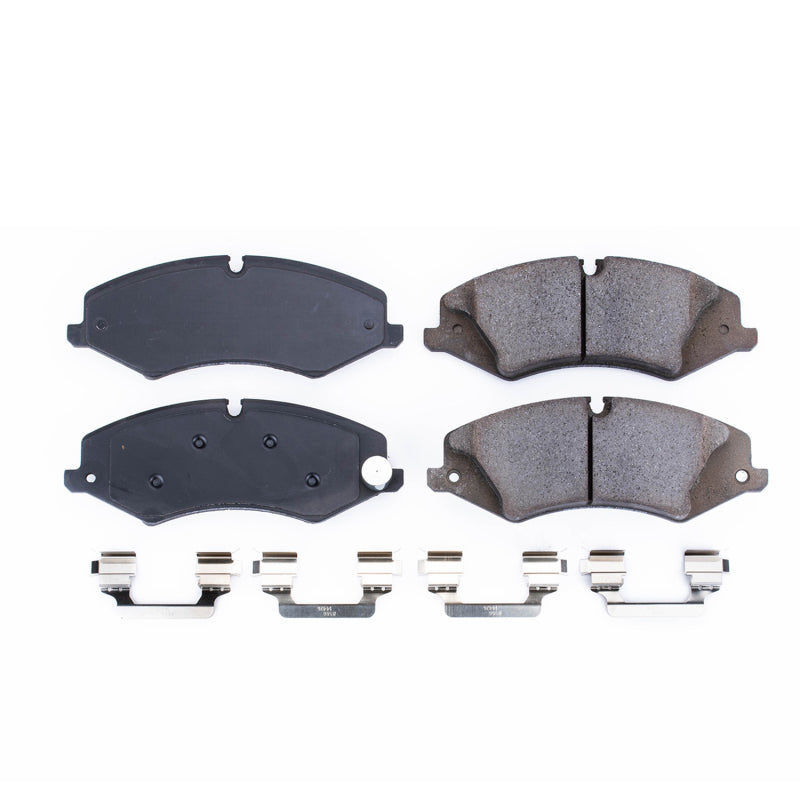 Power Stop 10-14 BMW X5 Front Z17 Evolution Ceramic Brake Pads w/Hardware Brake Pads - OE PowerStop