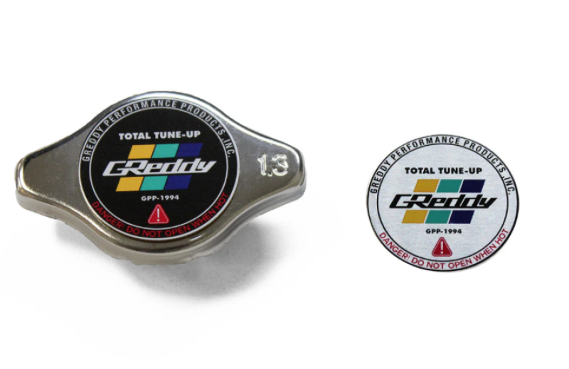 GReddy Type-N 1.3 Radiator Cap Most Honda / Some Toyota - Polished Radiator Caps GReddy