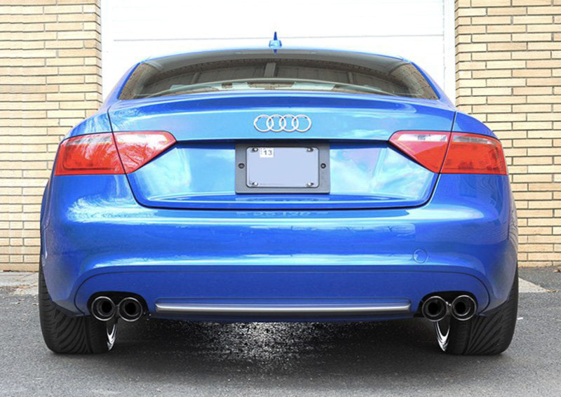 AWE Tuning Audi B8 A5 2.0T Touring Edition Exhaust - Quad Outlet Diamond Black Tips Catback AWE Tuning