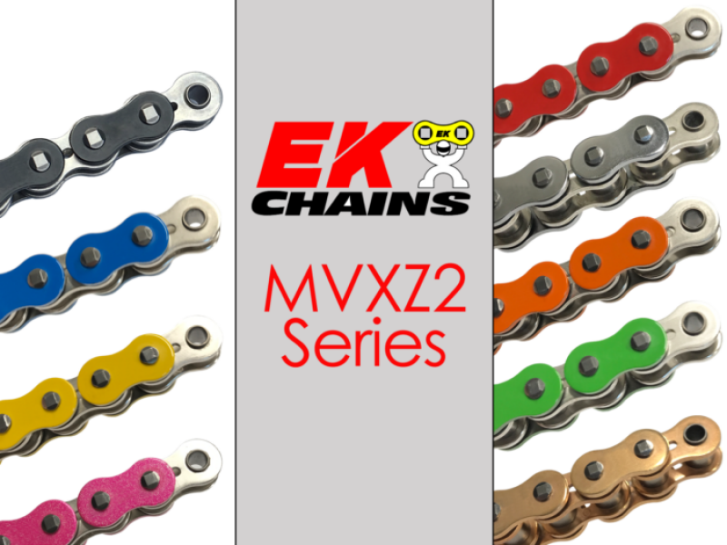 Vortex Racing EK 525 MVXZ2 Rivet Master Link- Black Chains Vortex Racing