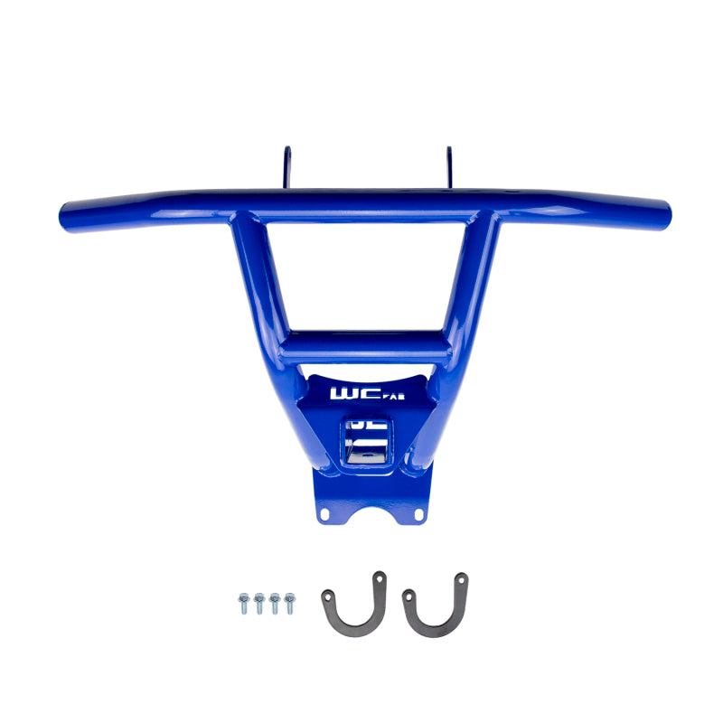 Wehrli 19-22 Honda Talon X/R Rear Bumper with Receiver Hitch - Talon Blue Bumper Beams Wehrli
