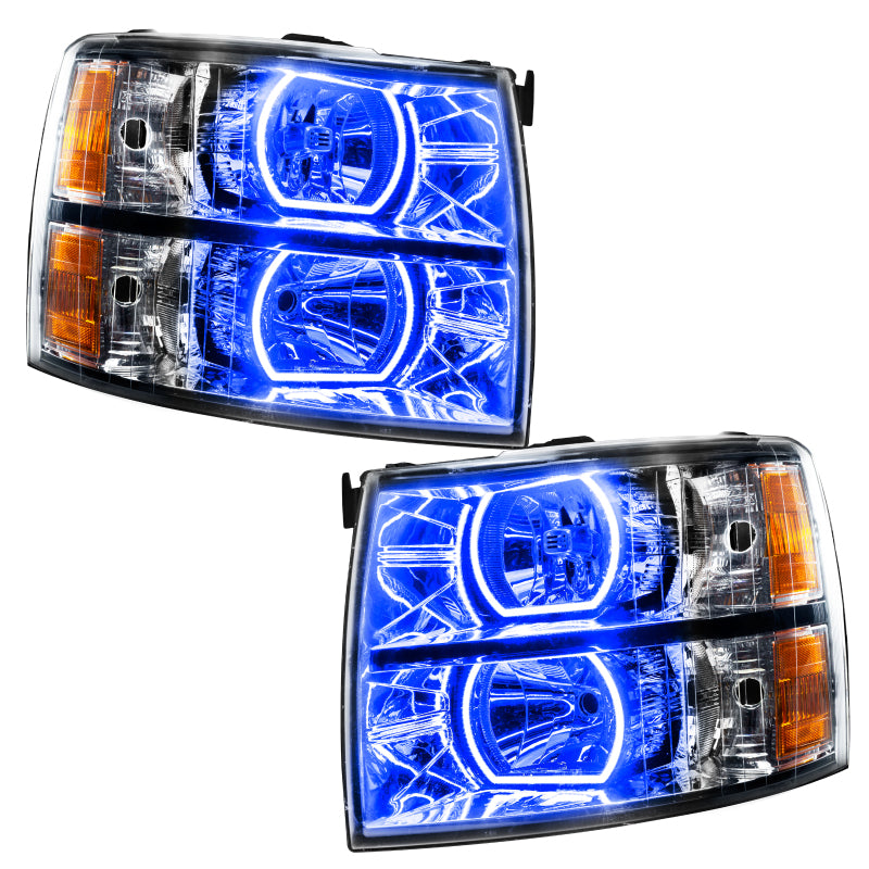 Oracle 07-13 Chevrolet Silverado SMD HL - Square - ColorSHIFT w/ BC1 Controller Headlights ORACLE Lighting