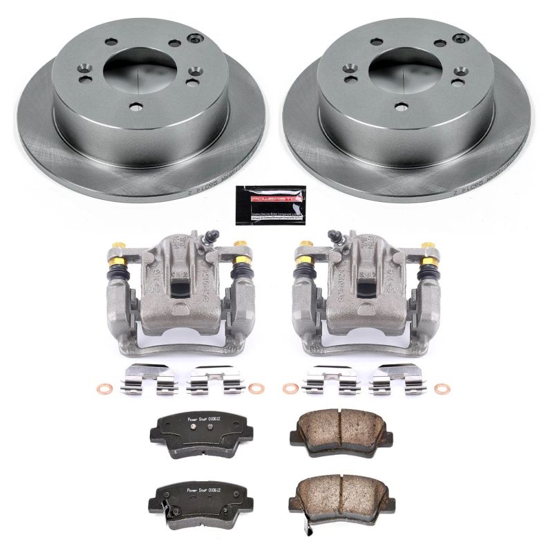 Power Stop 08-10 Hyundai Sonata Rear Autospecialty Brake Kit w/Calipers Brake Kits - OE PowerStop