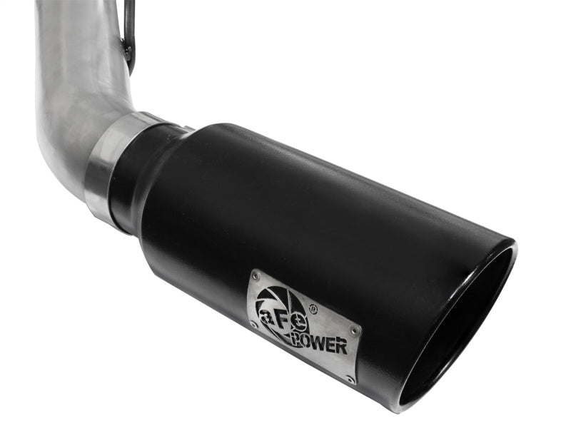 aFe Atlas Exhaust 4in DPF-Back Al Steel 11-14 Ford Diesel Trucks V8-6.7L (td) DPF Back aFe