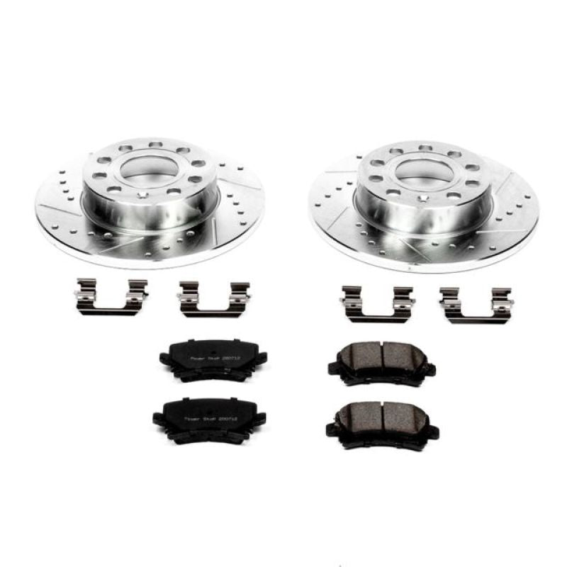Power Stop 2008 Audi A3 Rear Z23 Evolution Sport Brake Kit Brake Kits - Performance D&S PowerStop