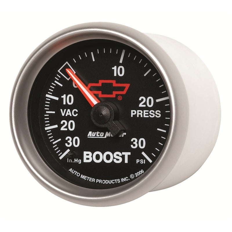 Autometer Sport-Comp II GM 52mm 30 PSI Mechanical Boost Vacumm Gauge Gauges AutoMeter