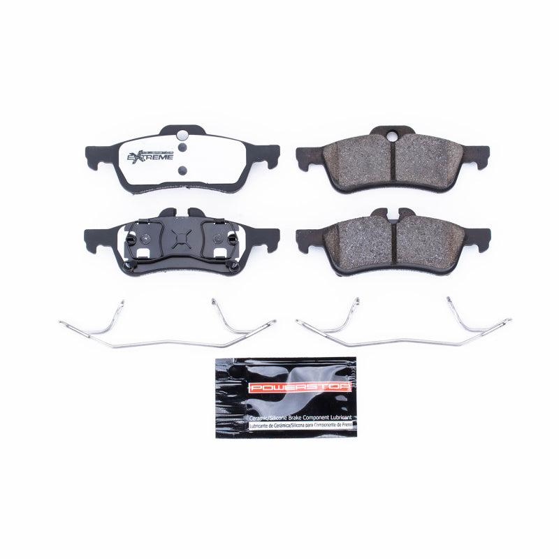 Power Stop 04-08 Mini Cooper Rear Z26 Extreme Street Brake Pads w/Hardware Brake Pads - Performance PowerStop