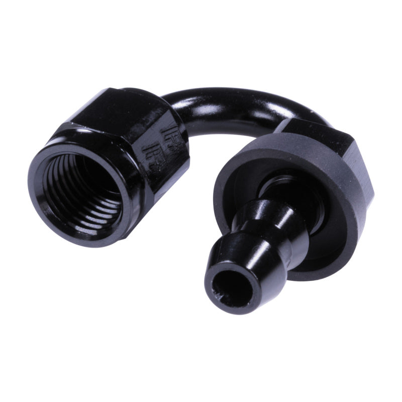 Russell 4AN Twist-Lok 180 Degree Hose End - Black Fittings Russell