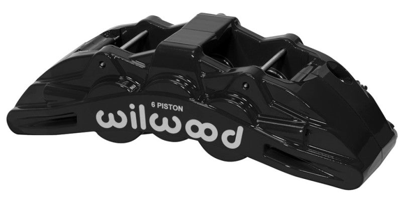 Wilwood Caliper Black SX6R 4.04in Piston 1.25in Disc Brake Calipers - Perf Wilwood