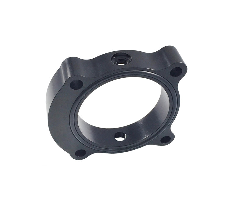 Torque Solution Throttle Body Spacer 2013+ Hyundai Genesis Coupe 2.0T - Black Throttle Body Spacers Torque Solution