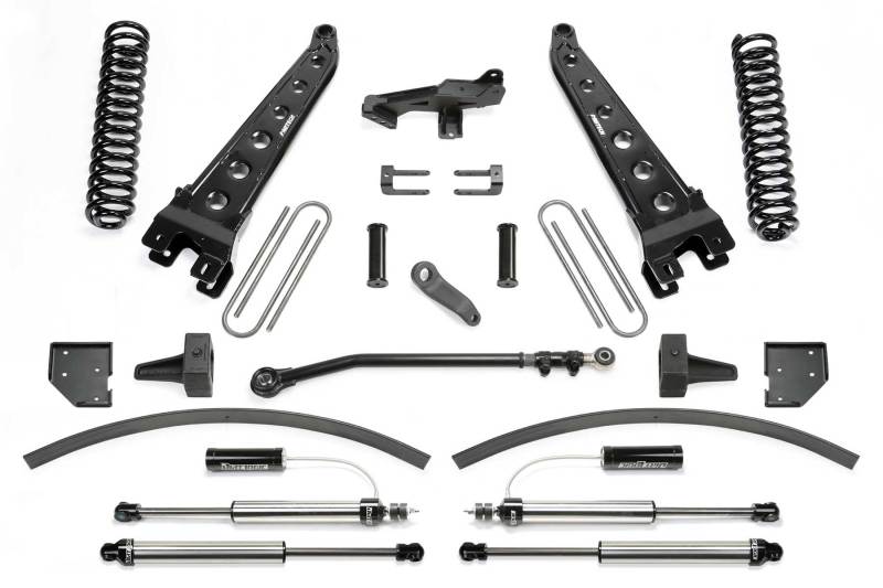 Fabtech 17-21 Ford F250/F350 4WD Diesel 8in Rad Arm Sys w/Coils & Dlss Resi Shks Lift Kits Fabtech
