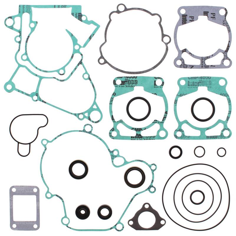 Vertex Gaskets 21-23 Gas-Gas MC 50 Complete Gasket Kit w/ Oil Seals Engine Hardware Vertex Pistons