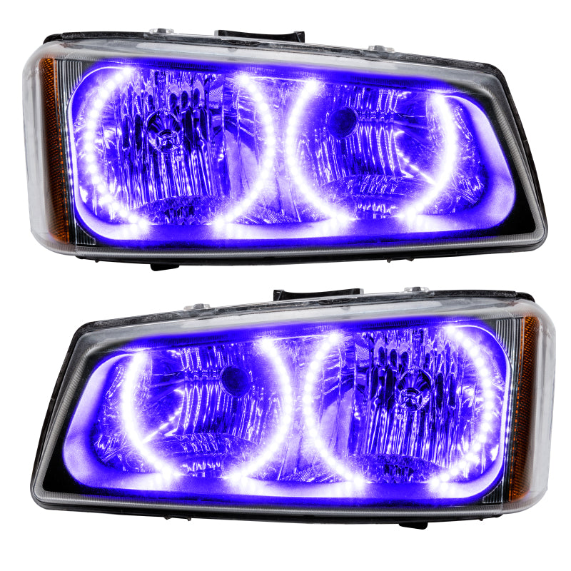 Oracle Lighting 03-06 Chevrolet Silverado Pre-Assembled LED Halo Headlights -UV/Purple Headlights ORACLE Lighting