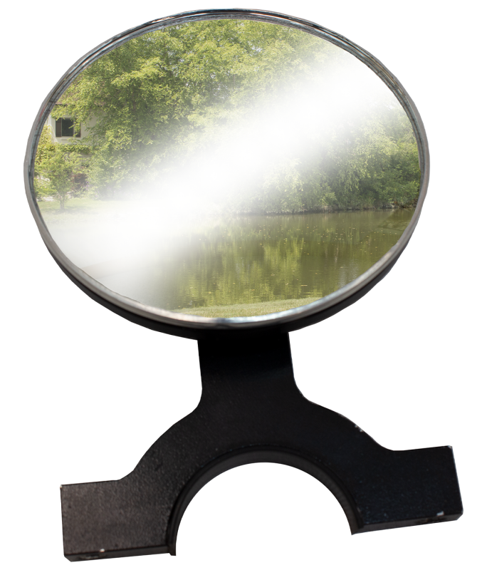 Fishbone Offroad Tube Door Mirror Billet Aluminum - Black Powdercoat Doors Fishbone Offroad