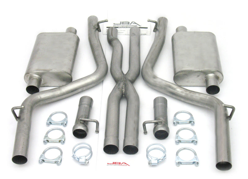 JBA 08-14 Dodge Challenger 5.7L 409SS Dual Rear Exit Cat-Back Exhaust Catback JBA