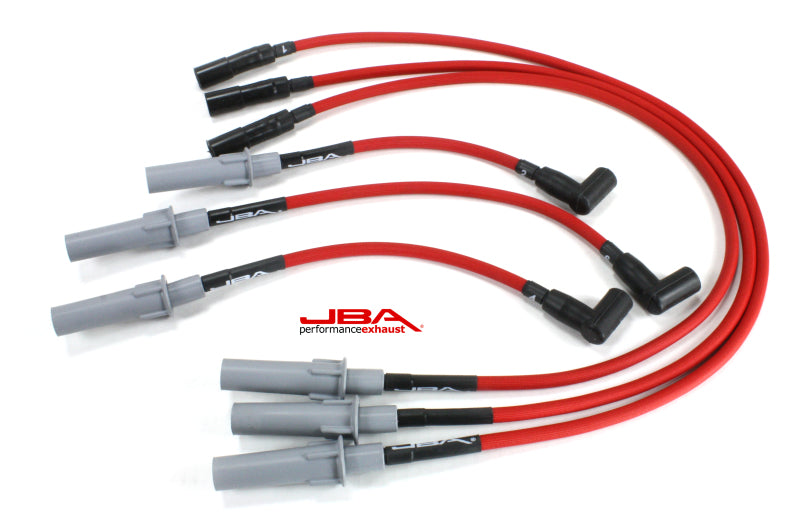 JBA 07-11 Jeep 3.8L Ignition Wires High Temp 6 Lead Set (Use w/1528S) Spark Plug Wire Sets JBA