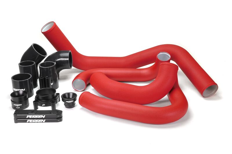 PERRIN 22-26 Subaru WRX Front Mount Intercooler Boost Tube Kit - Red Intercooler Pipe Kits Perrin Performance