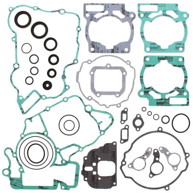 Vertex Gaskets 07-15 KTM SX 125 Complete Gasket Kit w/ Oil Seals Engine Hardware Vertex Pistons