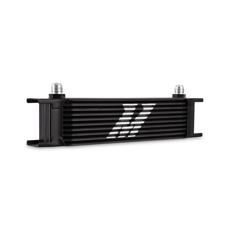 Mishimoto Universal -8AN 10 Row Oil Cooler - Black Oil Coolers Mishimoto