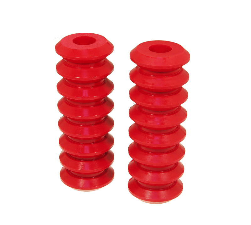 Prothane Universal Coil Spring Inserts - 10.5in High - Red Spring Insulators Prothane