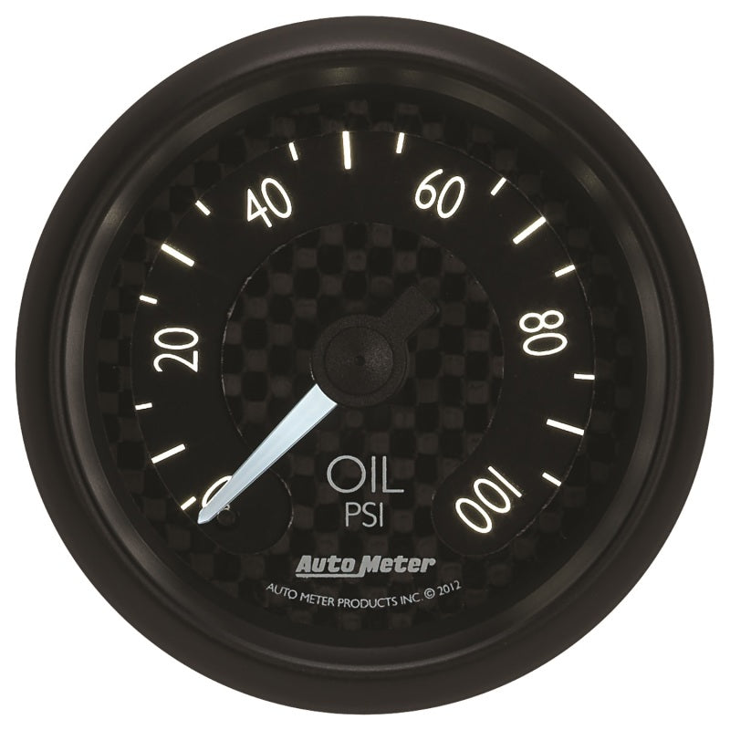 Autometer GT Series 52mm Mechanical 0-100 psi Oil Pressure Gauge Gauges AutoMeter