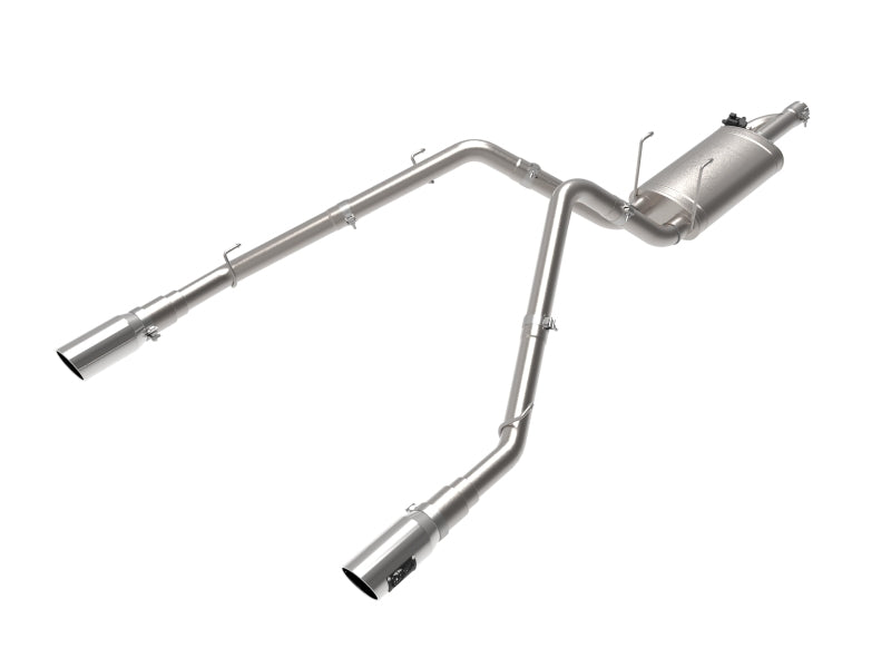 aFe 09-18 Ram 1500 V8 5.7L Hemi Gemini XV 3in 304 SS Cat-Back Exhaust w/ Polished Tips Catback aFe