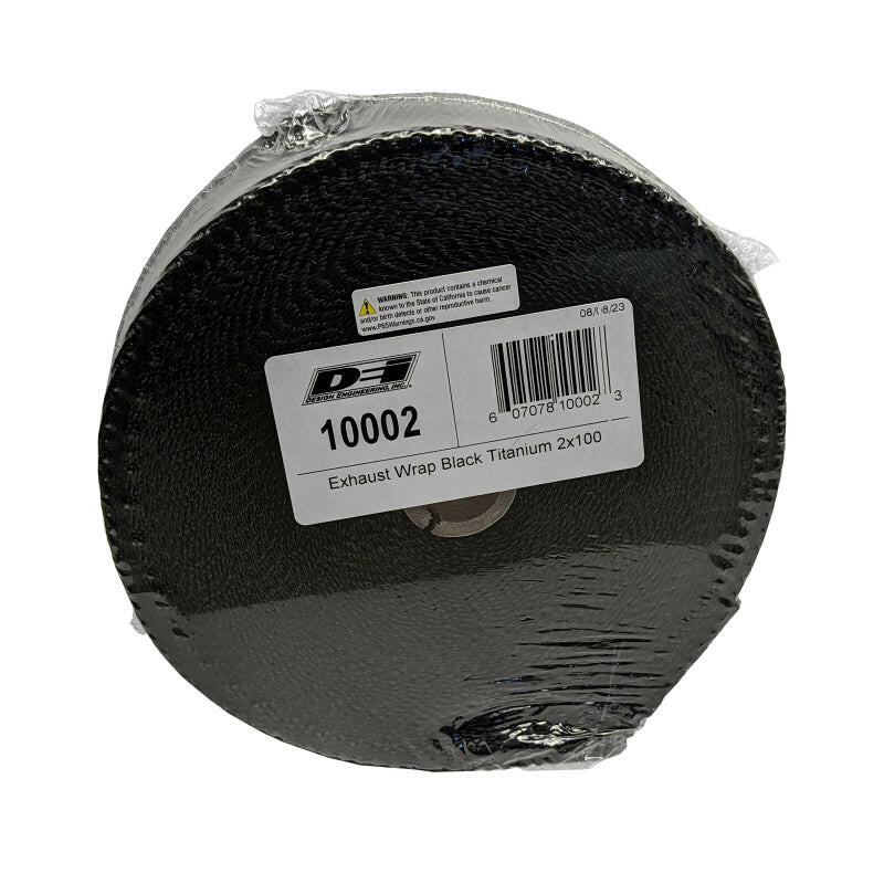 DEI Exhaust Wrap 2in x 100ft - Titanium - Black Exhaust Wrap DEI