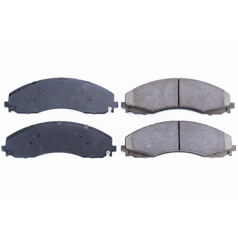 Power Stop 17-19 Ford F-450 Super Duty Rear Z16 Evolution Ceramic Brake Pads Brake Pads - OE PowerStop