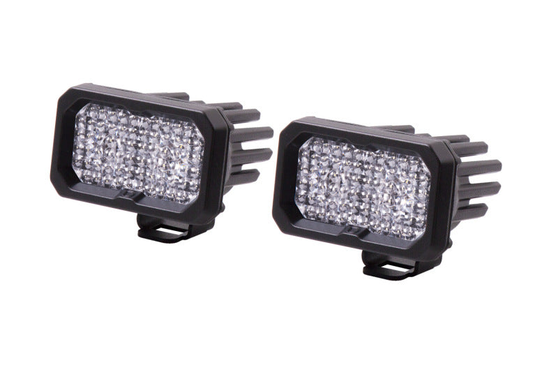 Diode Dynamics Stage Series 2 In LED Pod Pro - White Flood Standard ABL (Pair) Light Accessories and Wiring Diode Dynamics