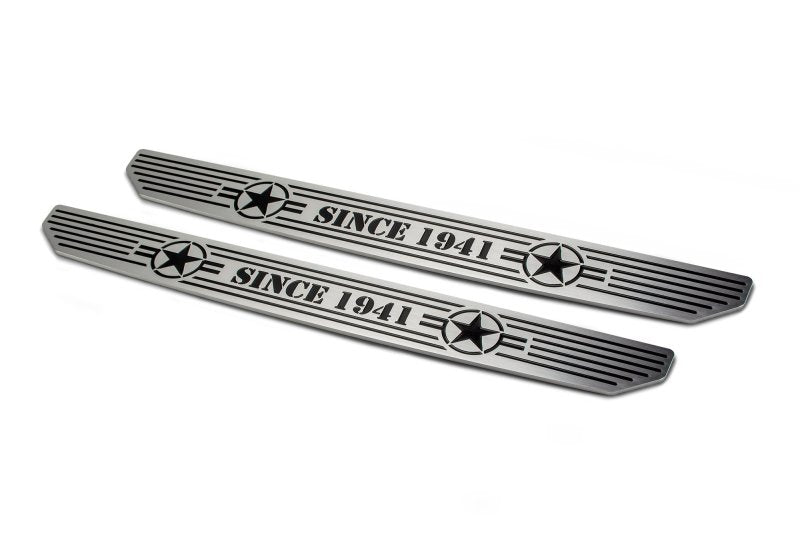 DV8 Offroad 2018-2019 Jeep Gladiator JL Front Sill Plates Body Armor & Rock Rails DV8 Offroad