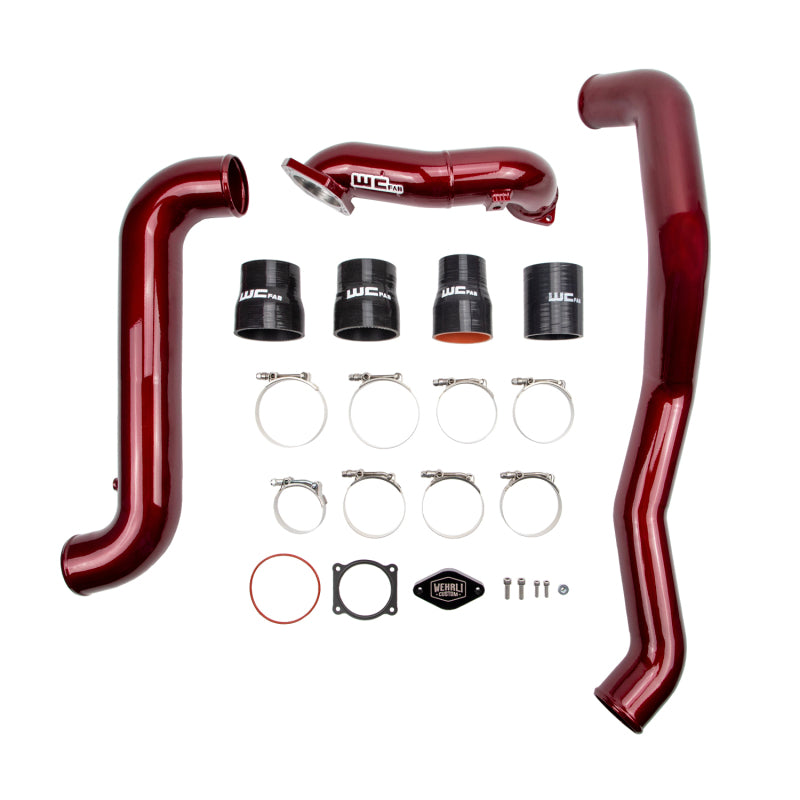 Wehrli 11-16 Duramax LML High Flow Bundle Kit Stage 1 - Chevy Orange Cold Air Intakes Wehrli