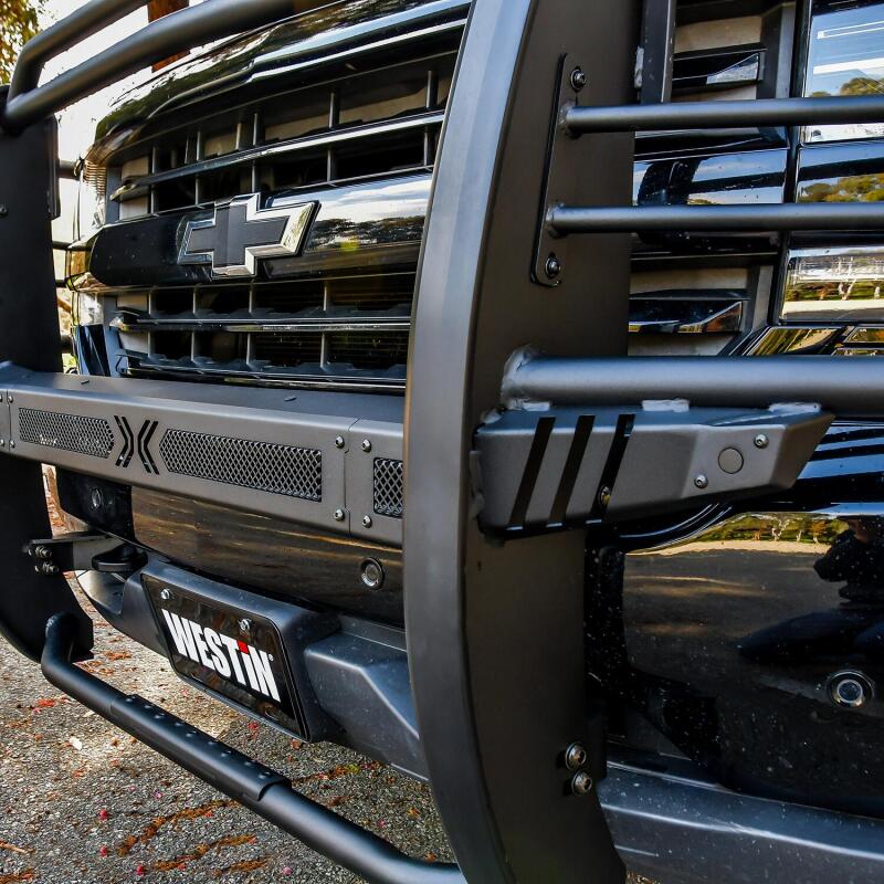 Westin 16-18 Chevy Silverado 1500 Sportsman X Grille Guard - Textured Black Grille Guards Westin