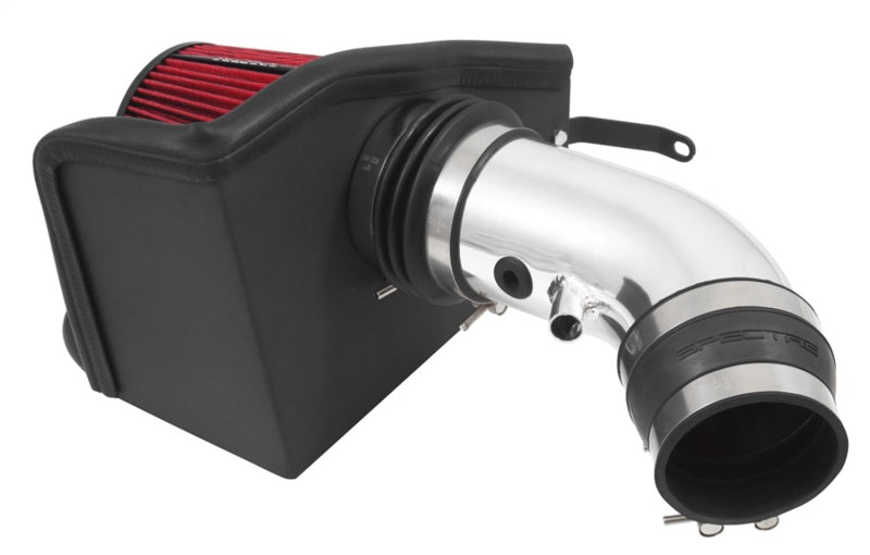 Spectre 12-18 Jeep Grand Cherokee V8-6.4L F/I Air Intake Kit - Polished w/Red Filter Cold Air Intakes Spectre