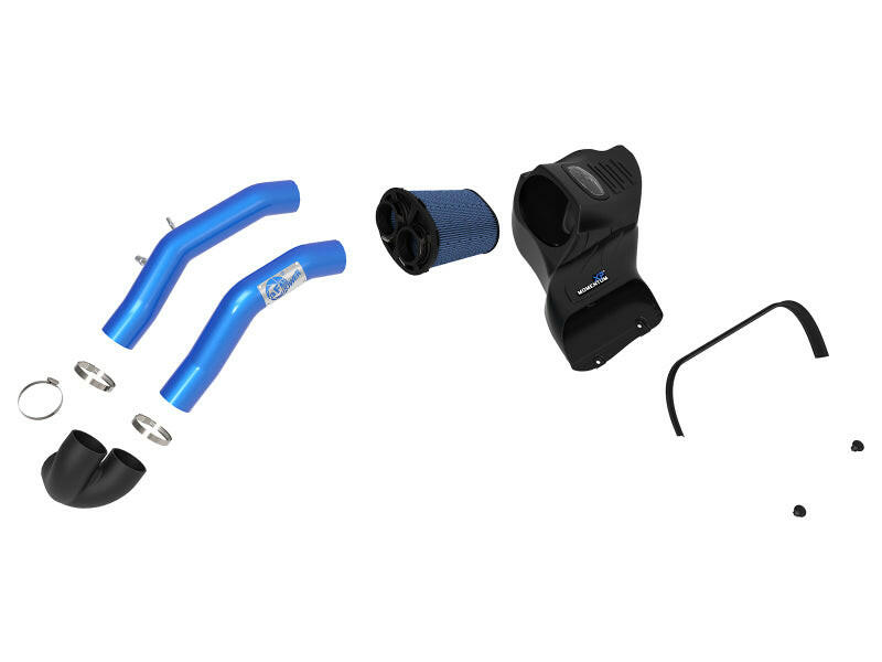 aFe Momentum XP Cold Air Intake System w/ Pro 5R Media Blue 15-19 Ford F-150 V8-5.0L Cold Air Intakes aFe