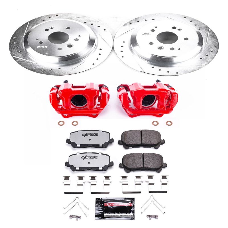 Power Stop 14-16 Acura MDX Rear Z36 Truck & Tow Brake Kit w/Calipers Brake Kits - Performance D&S PowerStop